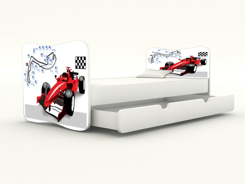 Becks posteľ bez bočnice + úložný priestor Formula